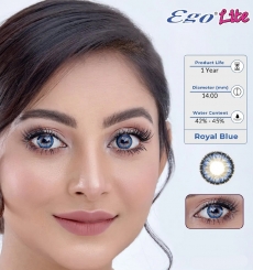 EGO Lite Royal Blue Contact Lens