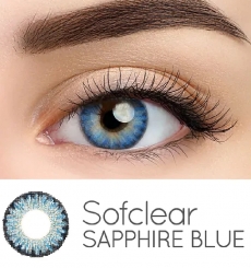 Sofclear Sapphire Blue Contact Lenses