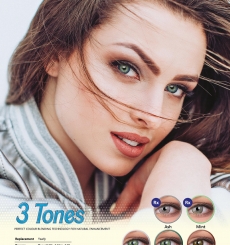 ColourVue 3 Tones Series Contract Lens